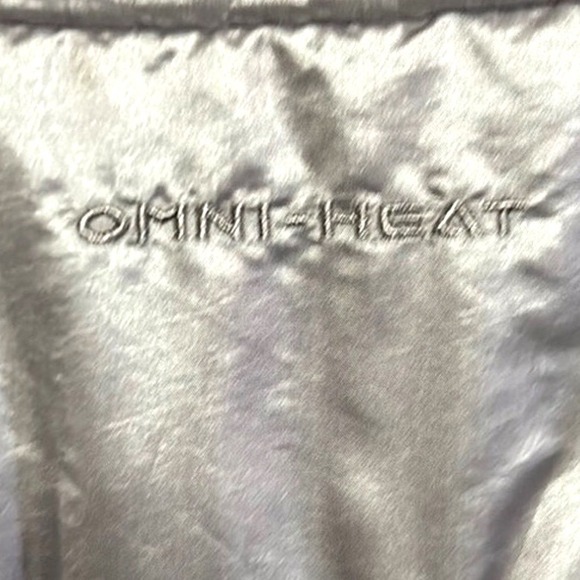 Columbia Omni Heat Women Gray Puffer Vest Full Zip Lightweight Insulated Size L - Picture 4 of 6